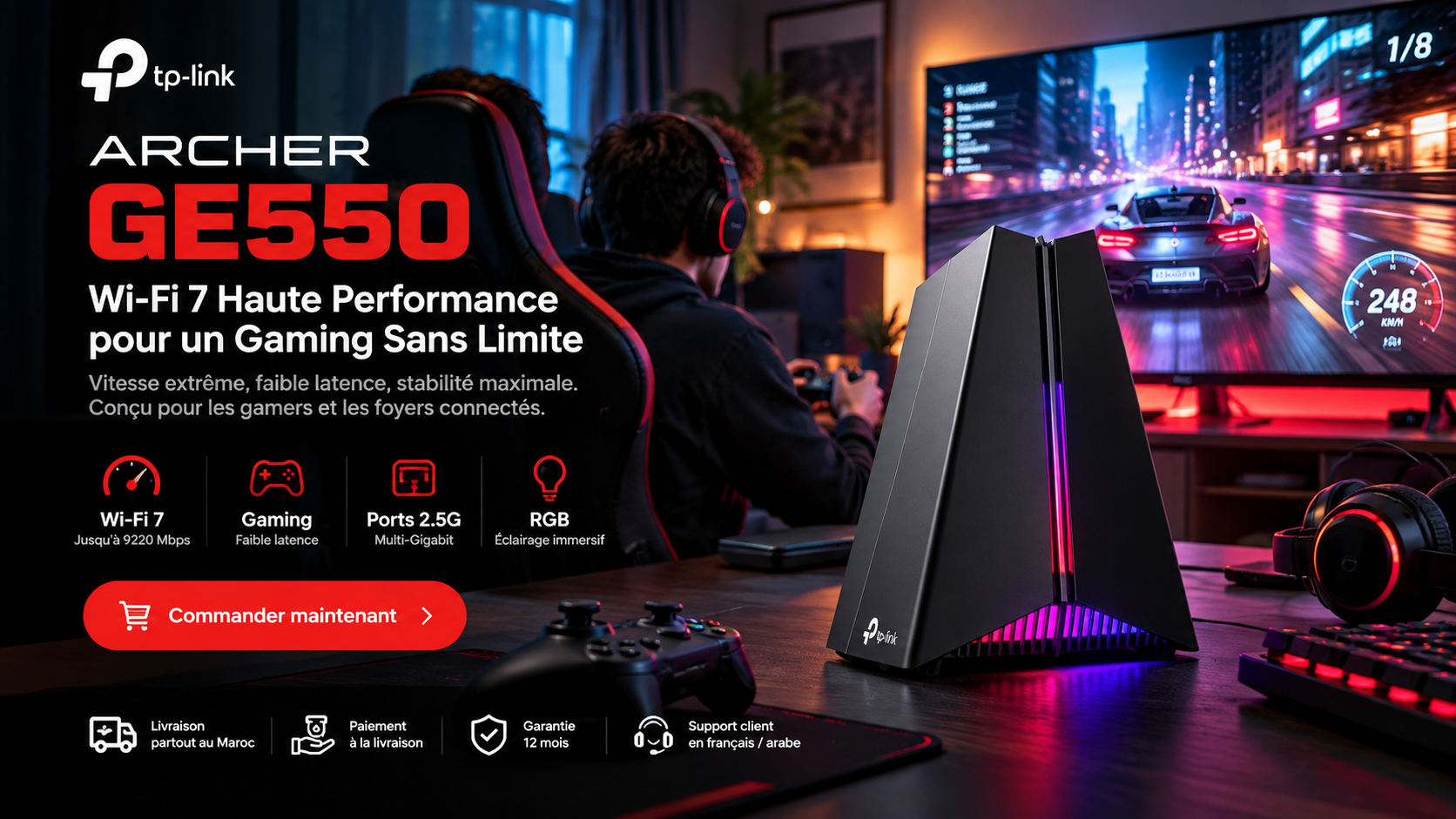 TP-Link Archer GE550 Hero Banner