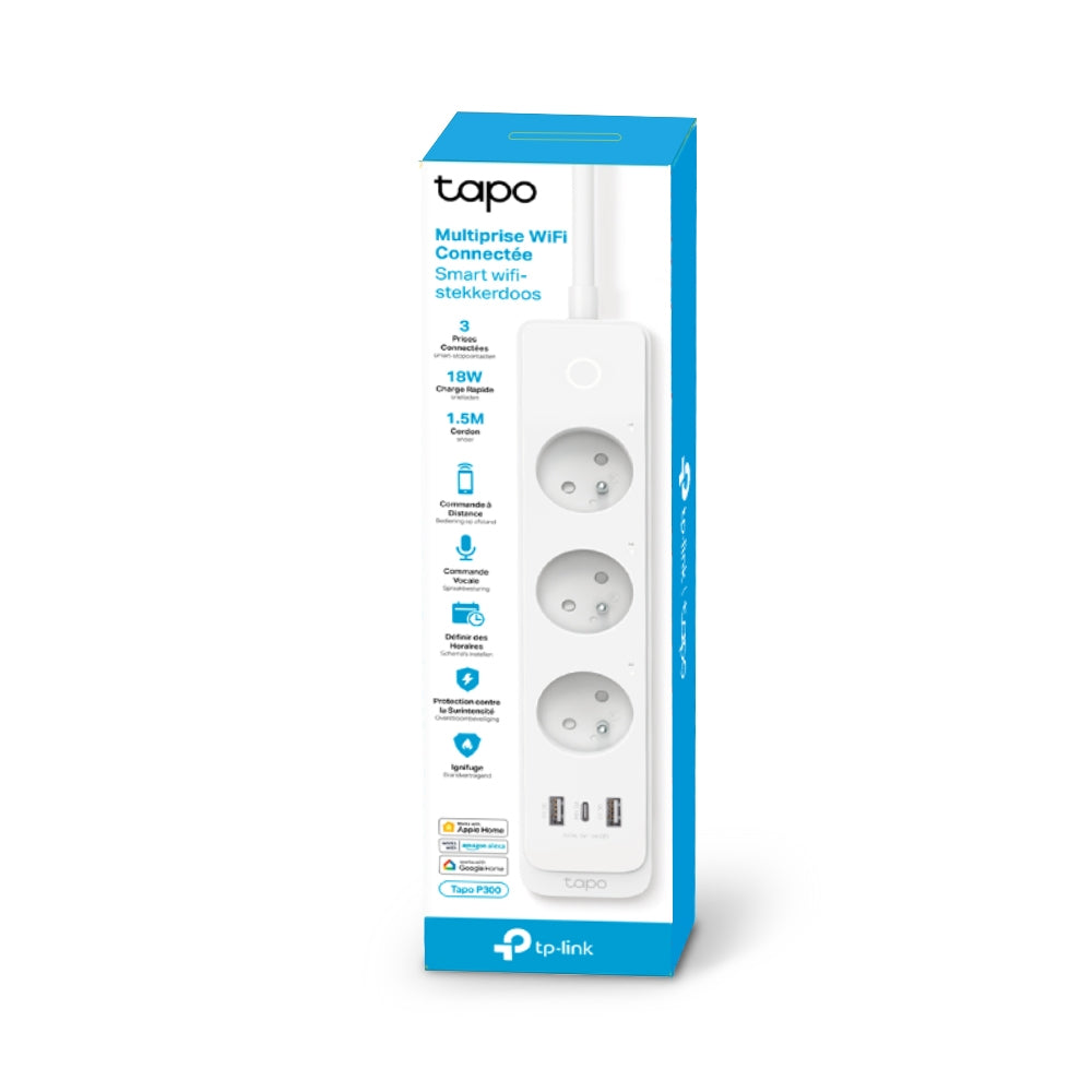 TP-Link Tapo P300 – Multiprise connectée WiFi avec USB-C