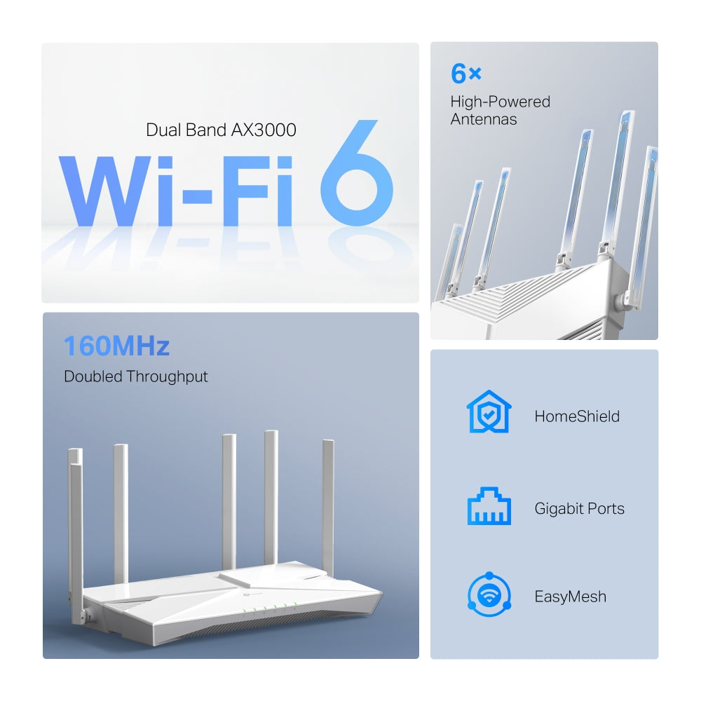 TP-LINK ARCHER AX56  AX3000 Gigabit Wi-Fi 6 Router - TP-Link