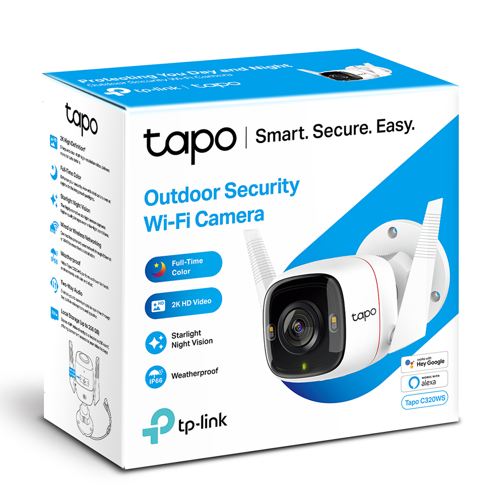 TP-Link Tapo C320WS – Caméra WiFi extérieure 2K