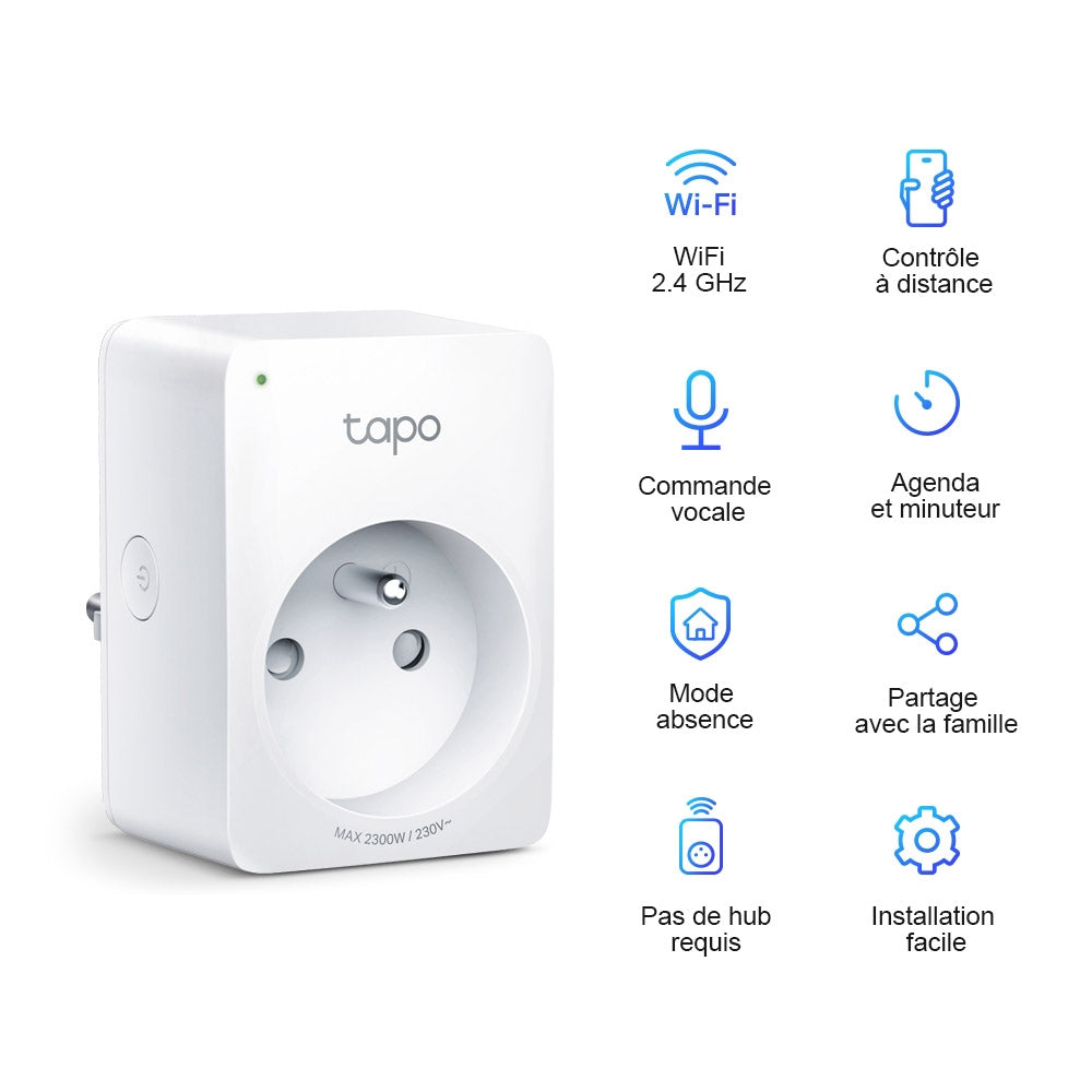 TP-Link Tapo P100 – Prise connectée WiFi Mini