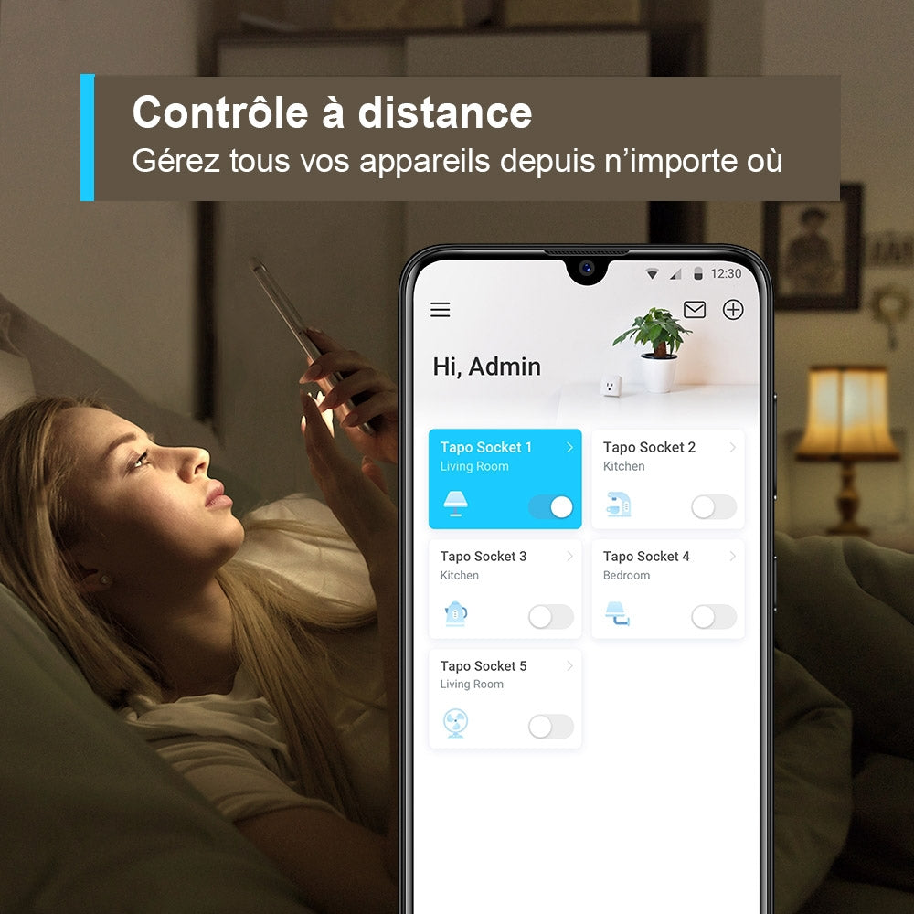 TP-Link Tapo P100 – Prise connectée WiFi Mini