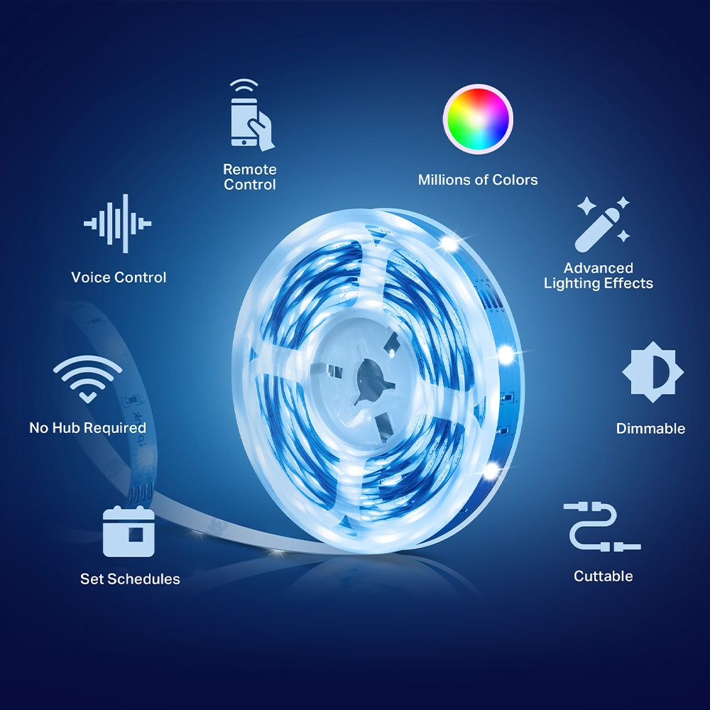 TP-Link Tapo L900-5 – Ruban LED WiFi multicolore 5 m TP-Link Tapo L900-5 – Ruban LED WiFi multicolore 5 m