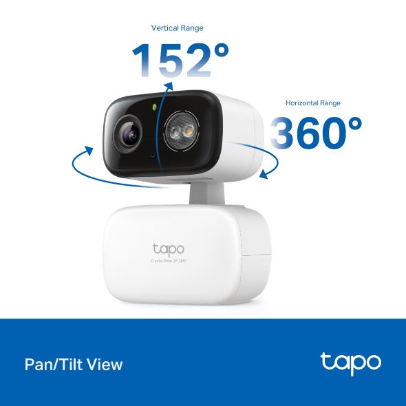TP-LINK TAPO C216 – Caméra WiFi 2K 3MP Pan/Tilt Indoor/Outdoor